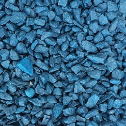 Щебень декоративный синий