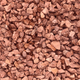 Щебень розовый мрамор