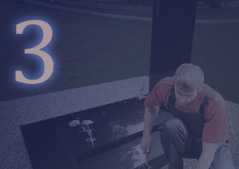 установка на кладбище